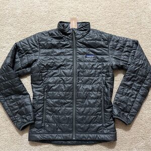 Patagonia Nano Puff Jacket Forge Gray Quilted Outerwear